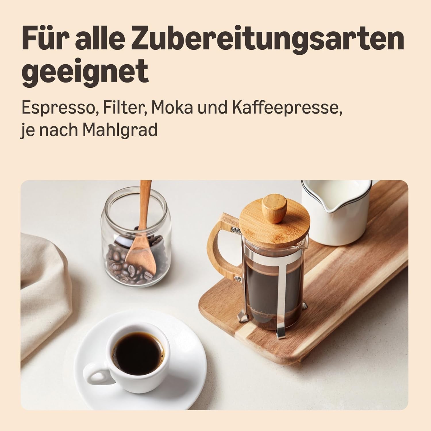 di Amazon Kaffeebohnen, Mittlere Röstung, 100% Arabica, Amaretto, 2kg (2 Packungen mit 1kg)