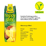 Rauch Happy Day Ananas | Esplosione di sapori tropicali | A base di succo d'ananas concentrato al 100% | 6 x 1 litro, Tetra Prisma Bevande analcoliche Naty Shop