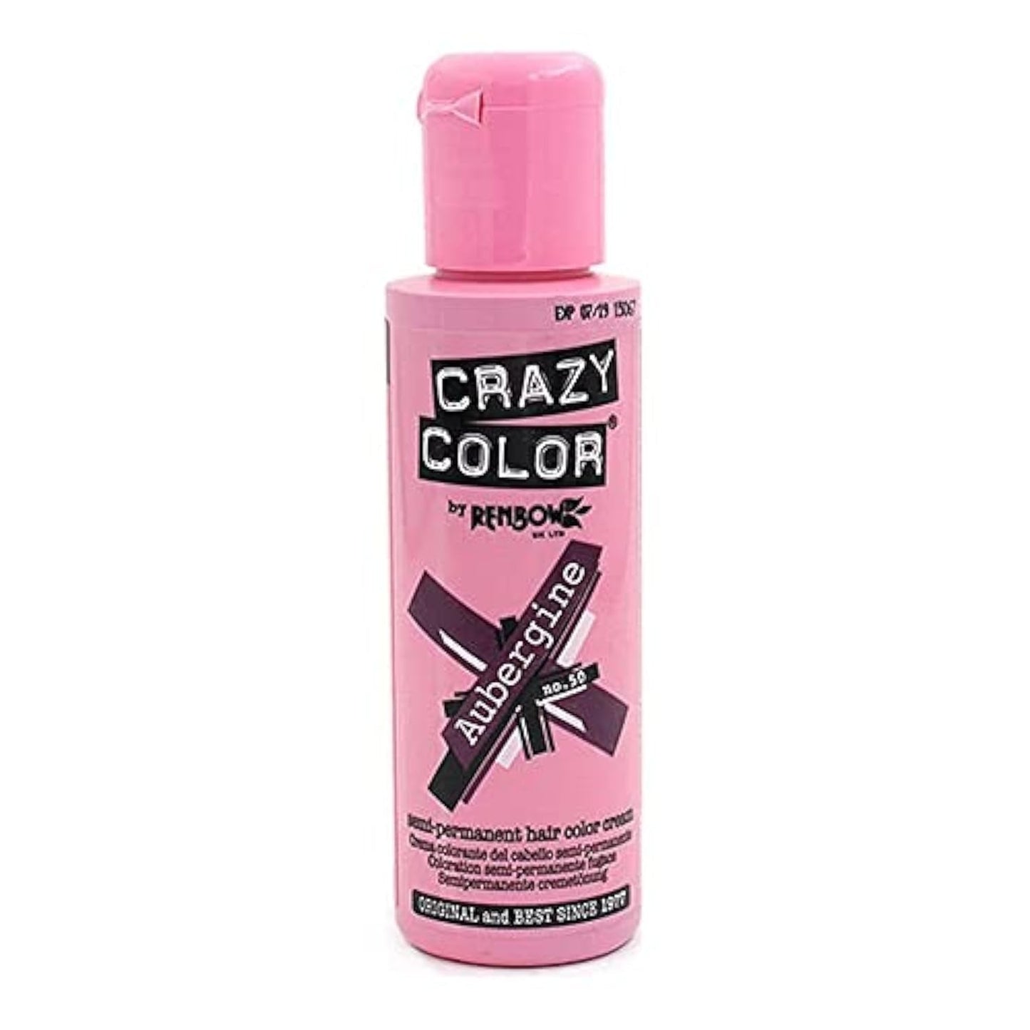 GO TOXIC Crema colorante semipermanente UV per capelli, 100 ml (1 confezione) Naty Shop 50 Tintura per capelli Melanzana 100 Ml (1 confezione)