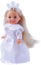 Simba Evi, Principessa dei Sogni d'Amore, Gioca con la Bambola con un Abito Invernale da Sogno con Finiture in Pelliccia ed Elementi Glitter, 12 cm, da 3 Anni in su