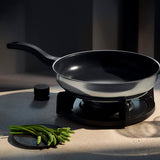 WMF Devil padella 28 cm, padella per induzione, acciaio inox Cromargan, manico in plastica Pentole e Padelle Naty Shop