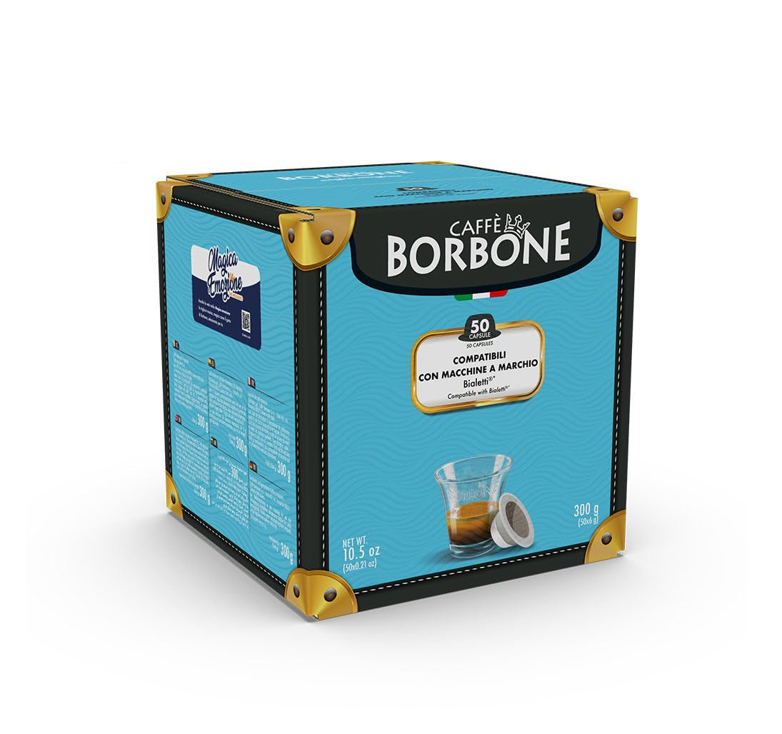 Caffè Borbone Gold-Kaffeemischung - 50 Kapseln - Compatibile con Kaffeemaschinen der Marke Bialetti®*