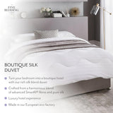 Piumino in seta Boutique, biancheria da letto di lusso, lavabile in lavatrice (13,5 Tog, matrimoniale) Naty Shop Piumini e trapunte