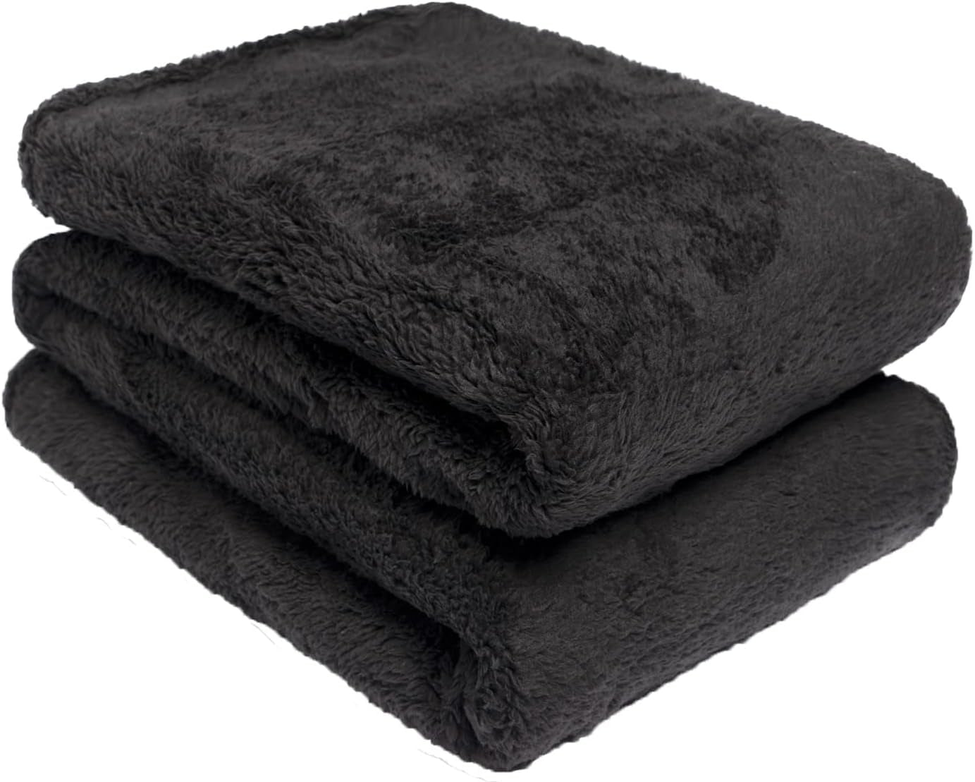Brentford's Teddy Coperta in pile Coperta da letto grande Peluche Super morbida e calda Copriletto per divano letto Nero - 150 X 200 cm Letti e coperte Besuche den Brentfords-Store Nero 150 X 200 cm