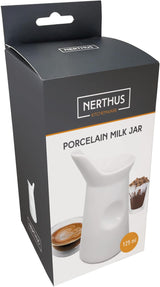 NERTHUS FIH 418 Tazza da latte in porcellana 125 ml, Originale, Bianco