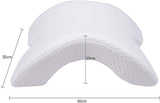 MINGZE Cuscino per Collo in Memory Foam Multifunzionale, Cuscino per Collo a Forma di U con Arco, Cuscino per Dormire a Rimbalzo Lento Cuscino per Pressione di Rimbalzo, Cuscino in Seta di Ghiaccio per Protezione di Mani e Collo Cuscini Ortopedici Cervicali Naty Shop