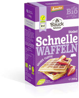 Demeter Bauck Hof Bio Dinkel Wafflen, 200 G Miscela per panificazione e cottura Naty Shop 12 X 200 Gr