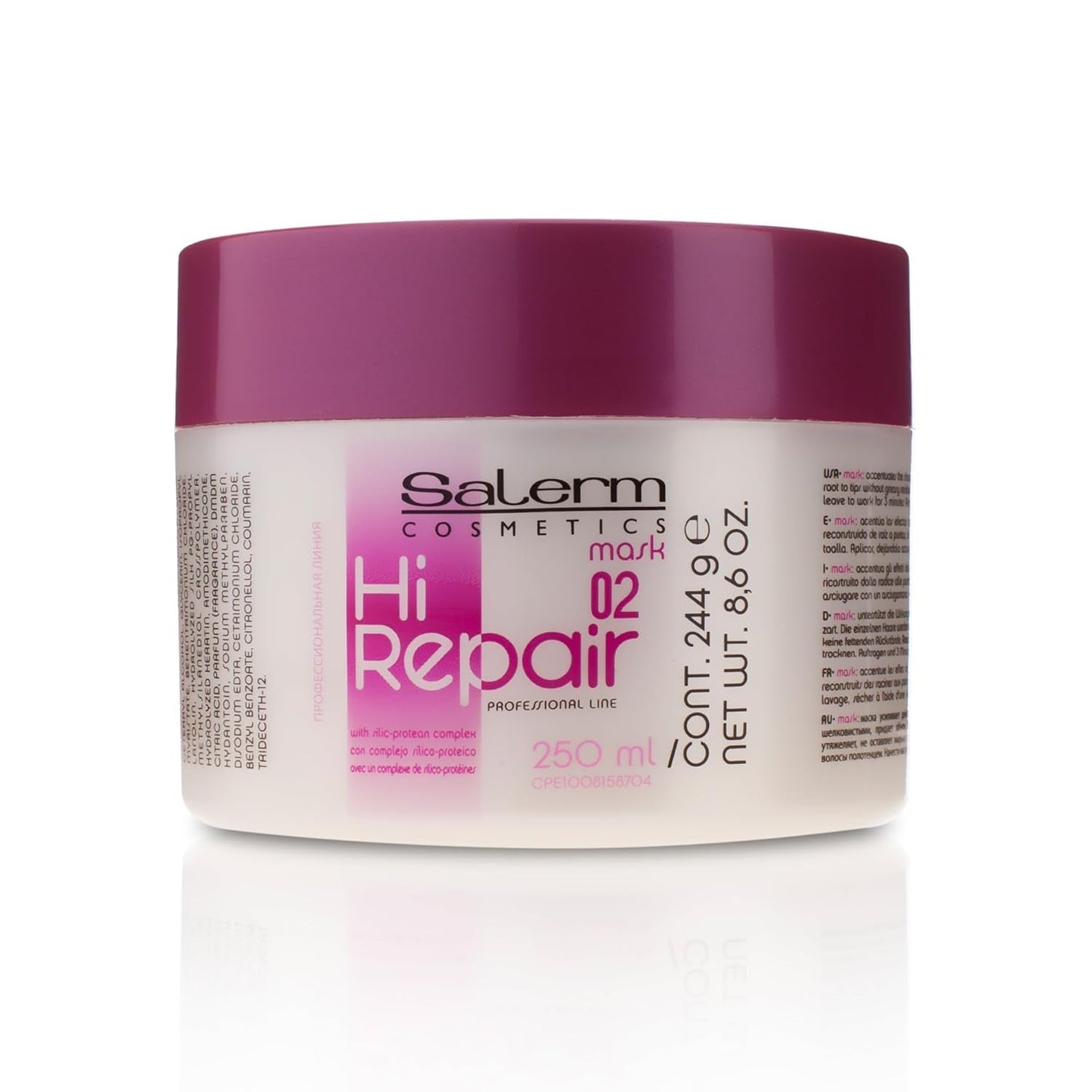 Hi Repair Mask 02 250 ml Naty Shop Maschera Capelli 250 Ml (1 confezione)