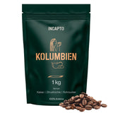 Incapto Spezialitäten-Kaffeebohnen | Colombiano monorigine | Espresso 100% Arabica | Caffè Speciale 84 Punti SCA | Geröstete Bohnenkaffee tradizionale | Piantaggine Huila, Cadefihuila, 1kg