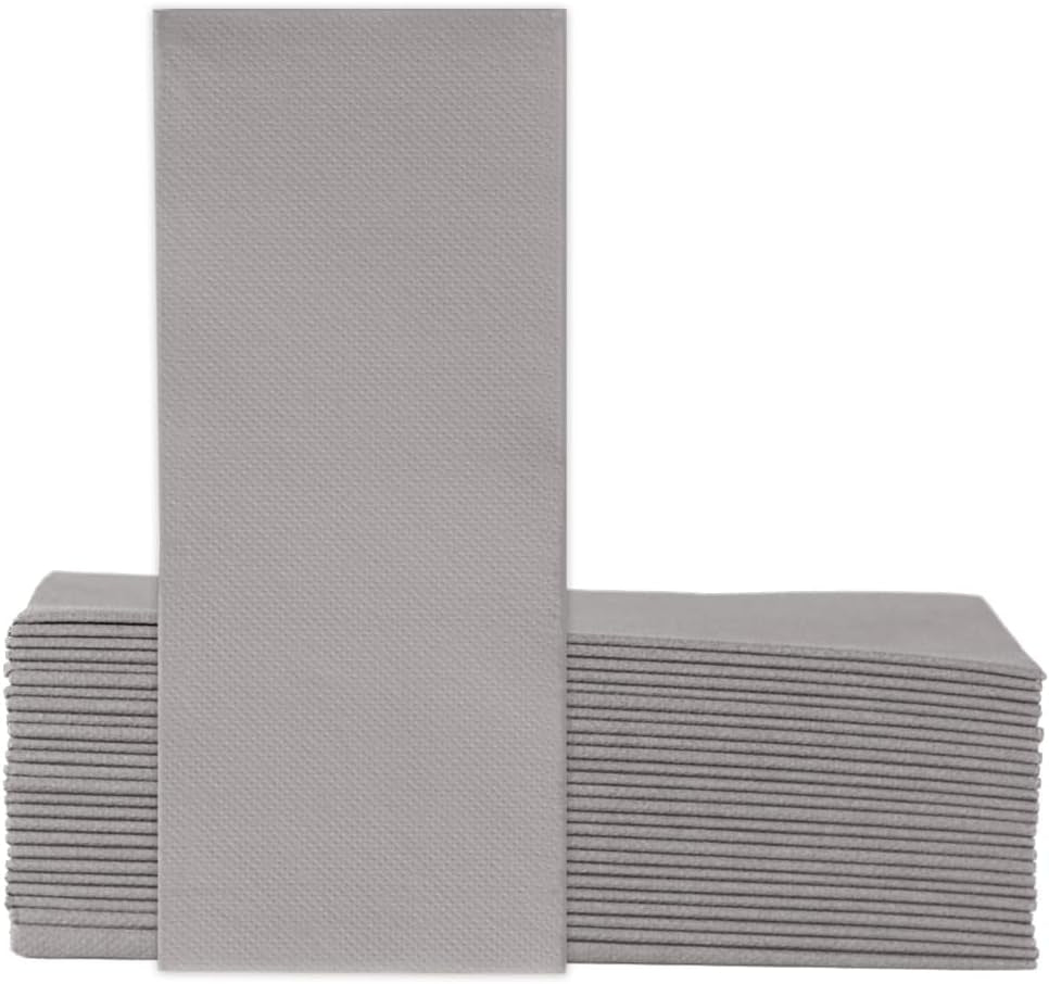 Soft Point 50 fazzoletti di carta 1/8 di piega Fazzoletto di carta usa e getta di alta qualità 32X38 cm Champagne