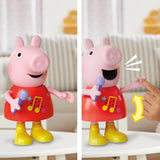 Bambola Peppa Pig, parla e canta, rosa, 20 cm
