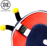 Puckator Relaxeazzz Cuscino da Viaggio con Maschera da Coccinella - Animali Morbidi, Multicolor, 1 Unità (Set da 1) Naty Shop Cuscini da Viaggio