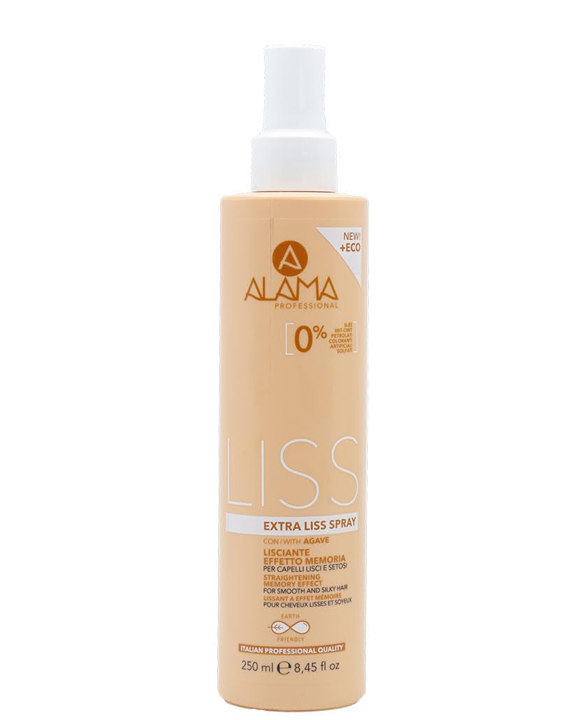 Alama Professional Alama Liss - Spray Lisciante Extra Liss Effetto Memoria Per Capelli Lisci, 250ml Prodotti districanti per capelli Naty Shop Default title