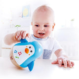 Baby Einstein Magic Touch Giocattolo Musicale con Tamburo di Legno da 6 Mesi e Hape Penguin Wobbler Musicale, Melodia Oscillante Colorata, Roly-Poly Giocattolo da 6 Mesi Bebe Toys Naty Shop