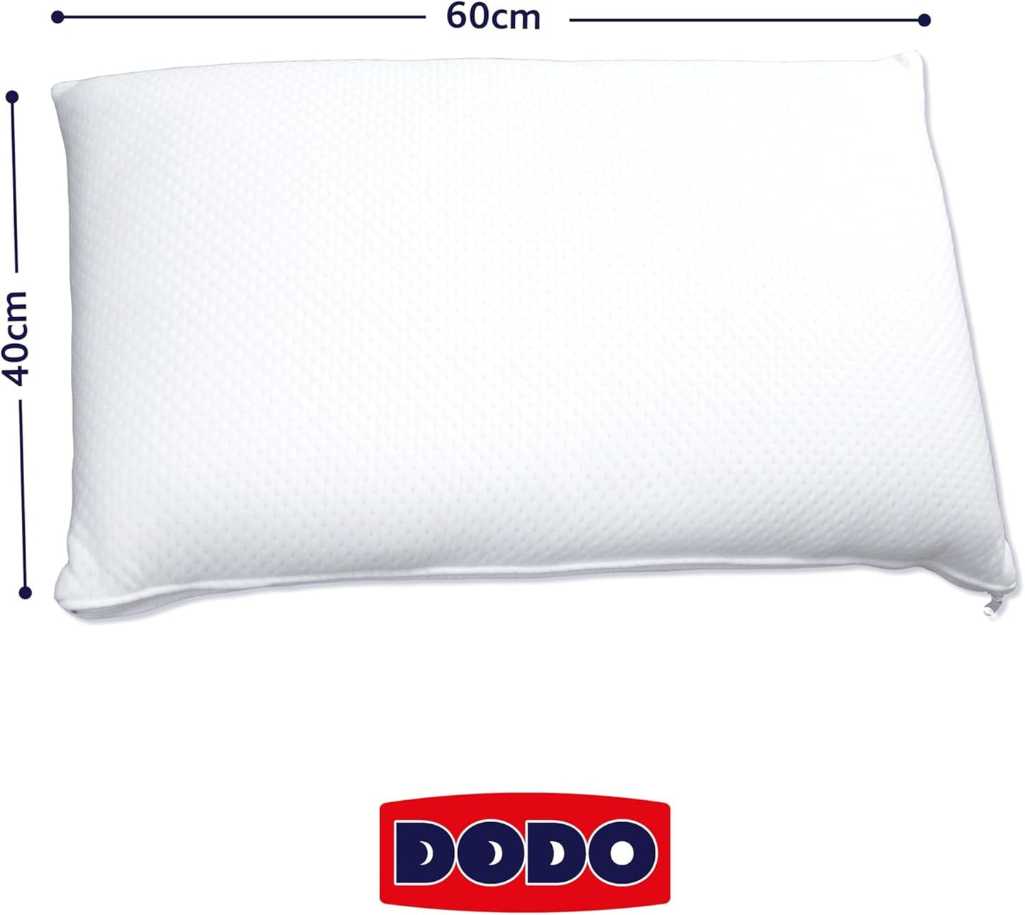 Cuscino DODO, blocco di schiuma viscoelastica, bianco, 1 unità (lotto di 1) Cuscini standard Naty Shop