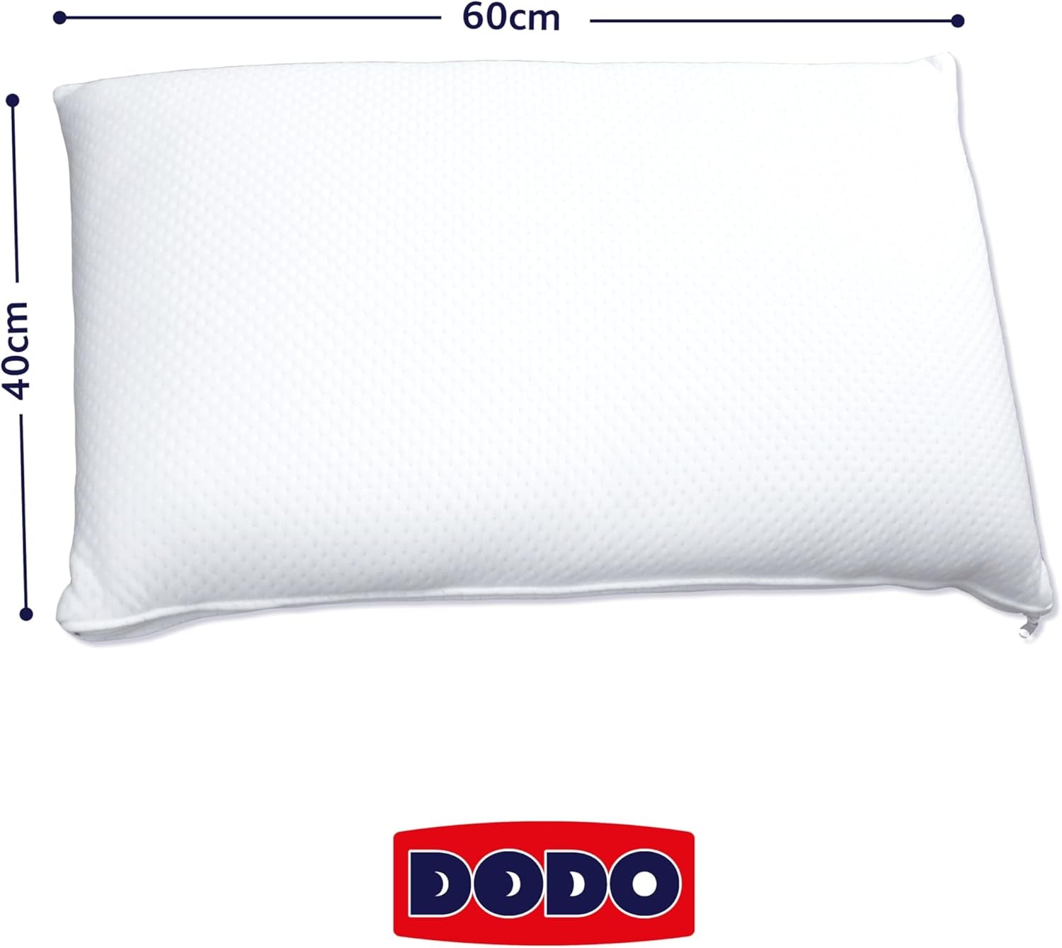 Cuscino DODO, blocco di schiuma viscoelastica, bianco, 1 unità (lotto di 1) Cuscini standard Naty Shop