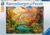Ravensburger Puzzle 16983 - Dinoland - Puzzle da 500 pezzi per adulti e bambini dai 10 anni, puzzle con dinosauri Puzzle Naty Shop