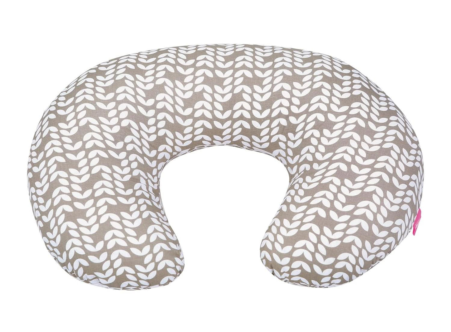 Cuscino allattamento ergonomico, Oeko-Tex Standard 100, beige Accessori Alimentazione e Allattamento Baby Naty Shop Classic foglia beige