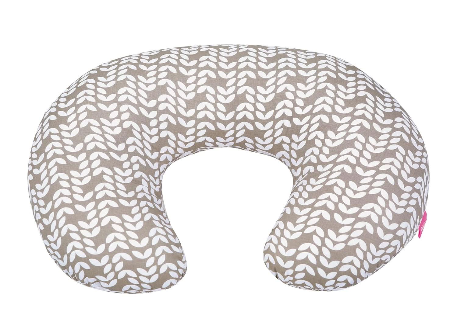 Cuscino allattamento ergonomico, Oeko-Tex Standard 100, beige Accessori Alimentazione e Allattamento Baby Naty Shop Classic foglia beige