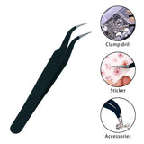 4200 Pezzi Strass per Nail Art, Pietre Glitterate in 36 Colori, Pietre per Decorazioni per Unghie per Accessori per Nail Art e Strass, Cristalli Trasparenti con Pinzetta per Selezione Strass e Penna per Punteggio