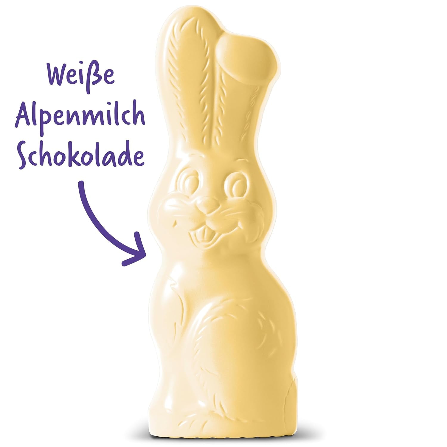 Milka Smiling Bunny White - Cioccolato pasquale di cioccolato bianco a forma di coniglietto - 14 x 90g