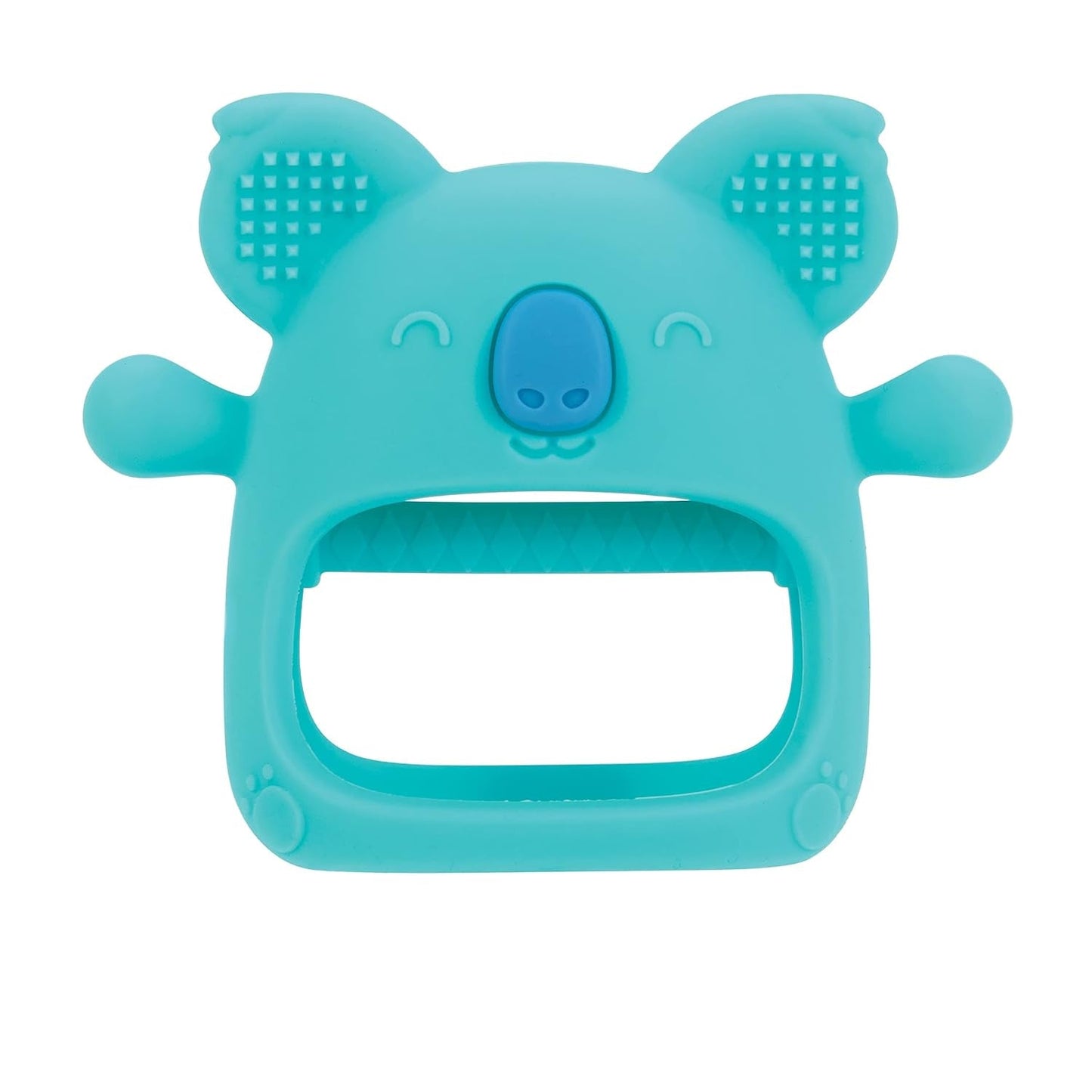 Nuby - Guanto dentale in silicone, senza BPA, Blue Koala, da 3 mesi in su