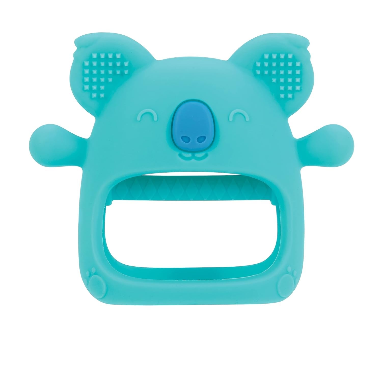 Nuby - Guanto dentale in silicone, senza BPA, Blue Koala, da 3 mesi in su