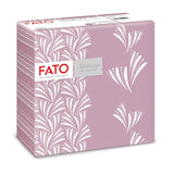 Fato - Tovaglioli carta dry, airlaid, effetto tessuto, confezione da 50 tovaglioli, 40X40 piegati in 4 formati, Decoro Tropicana