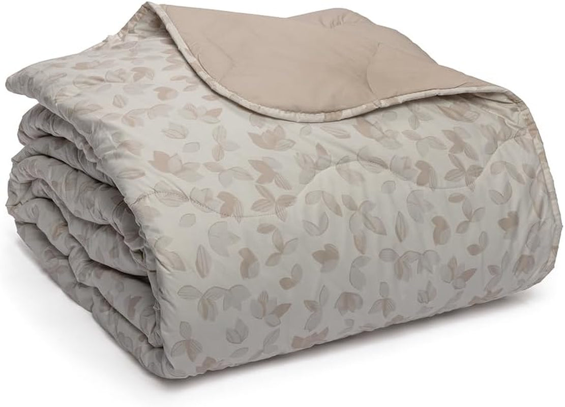 Foppapedretti Copriletto matrimoniale Notte & Natura Pearl Wave, fodera 100% cotone, made in Italy Piumini e Trapunte Naty Shop Sabbia con foglie Una Piazza E Mezza