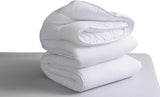 Piumino in fibre siliconate, trattamento all'aloe vera, 300 G, autunno/inverno, per un letto di 90 cm (150 X 220 cm) Piumini e trapunte Naty Shop White Cama 90 (150X220 Cm)