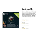 Caffè Vergnano 1882 - Èspresso Kompostierbare Kaffeekapseln , compatibile con Nespresso, Intenso (Intenso) - Packung Enthält 100 Kapseln