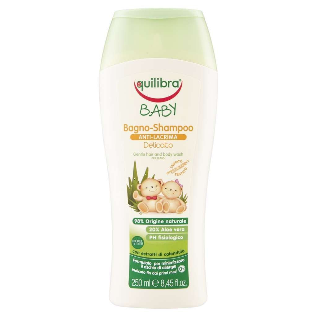 Equilibra Baby Bagno Shampoo 250 M Bambini - Bagno e Cura della Pelle Naty Shop