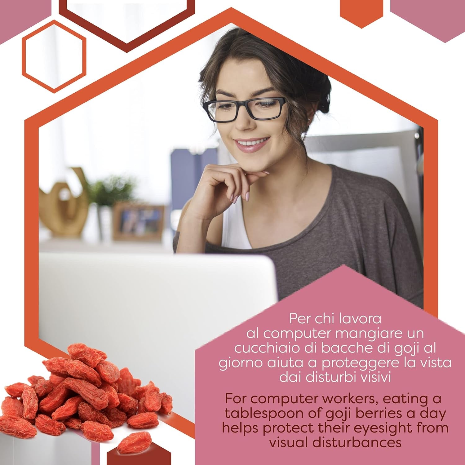ERBOTECH Bacche di Goji 200 g, bacche di goji ad alto contenuto vitaminico, frutta secca senza zucchero e zolfo, superfood naturali e ricchi di energia, Made in Italy Prodotti disidratati Naty Shop