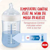 Tiralatte manuale NUK Nature Sense | Set da allattamento con tiralatte manuale, biberon e coppette assorbilatte Ultra Dry Comfort | 6 pezzi Accessori per Alimenti e Allattamento Naty Shop