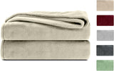 Komfortec soffice coperta, coperta comoda, coperta in pile, certificata Oeko-Tex, super morbida, 150X200 Cm, 260 G/M², beige Letti e coperte Besuche den Komfortec-Store Ecru 220 X 240 Cm