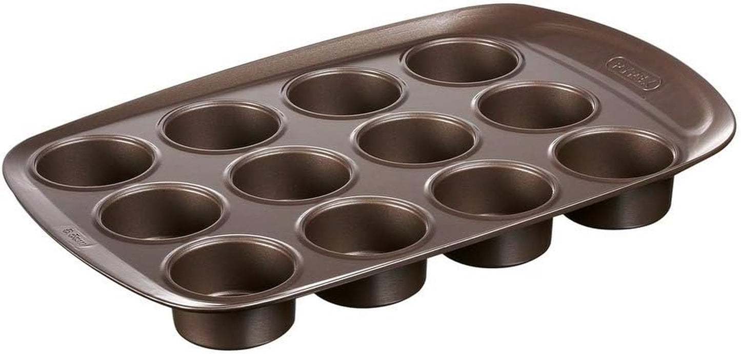 Pyrex BANDEJA 6 MAGDALENAS ASIMETRIA PX Muffinförmchen, Metall, Bunt, 6 Magdalena Stampi e vassoi per cuocere Naty Shop 12 Magdalena