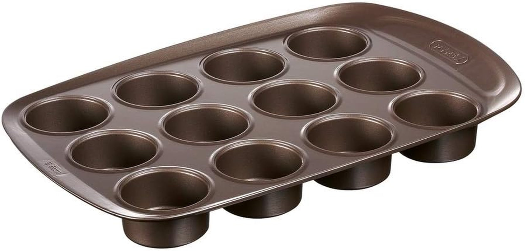 Pyrex BANDEJA 6 MAGDALENAS ASIMETRIA PX Muffinförmchen, Metall, Bunt, 6 Magdalena Stampi e vassoi per cuocere Naty Shop 12 Magdalena