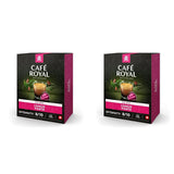 Café Royal Lungo Forte 36 capsule per macchina da caffè Nespresso - Intensità 8/10 - Capsule per caffè zertifiziate UTZ in alluminio (confezione con 2)