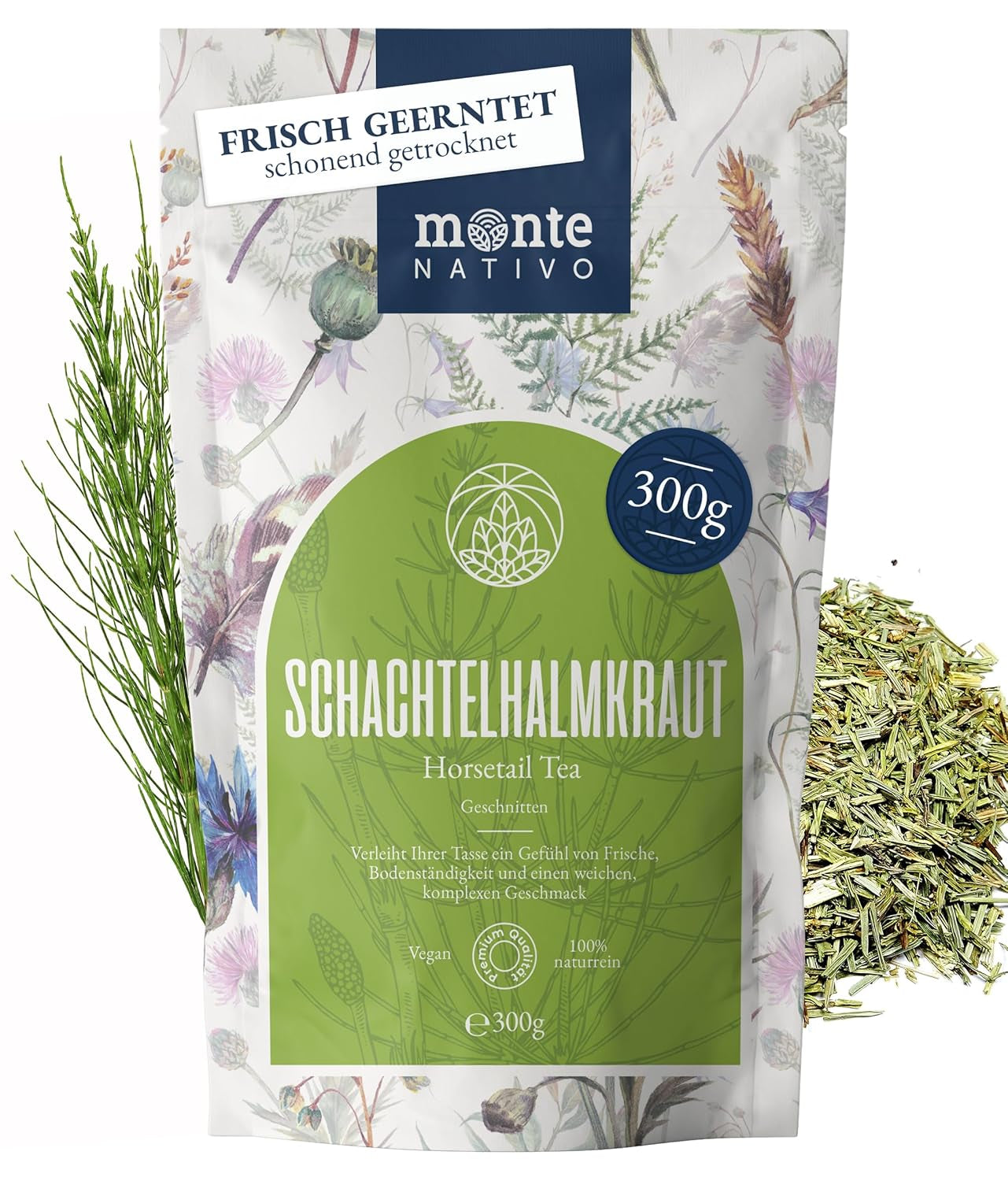 Monte Nativo Ceremonial Matcha Powder (40g) - perfetto per tè matcha, latte macchiato e frullati - tè verde dal Giappone - grado cerimoniale, in scatola di metallo - puro al 100%, senza glutine, macinato finemente