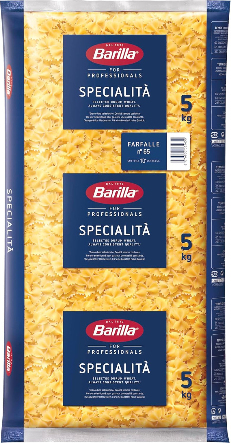 Barilla Pasta Farfalle n. 65,5kg