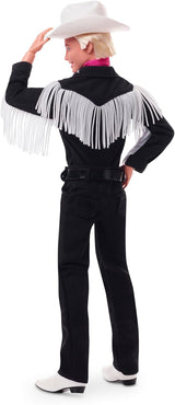 Ken BARBIE il FILM - Bambola da collezione in abito western, camicia vintage, cappello da cowboy, stivali bianchi del film per bambini dai 3 anni in su, bambole HRF30 Naty Shop
