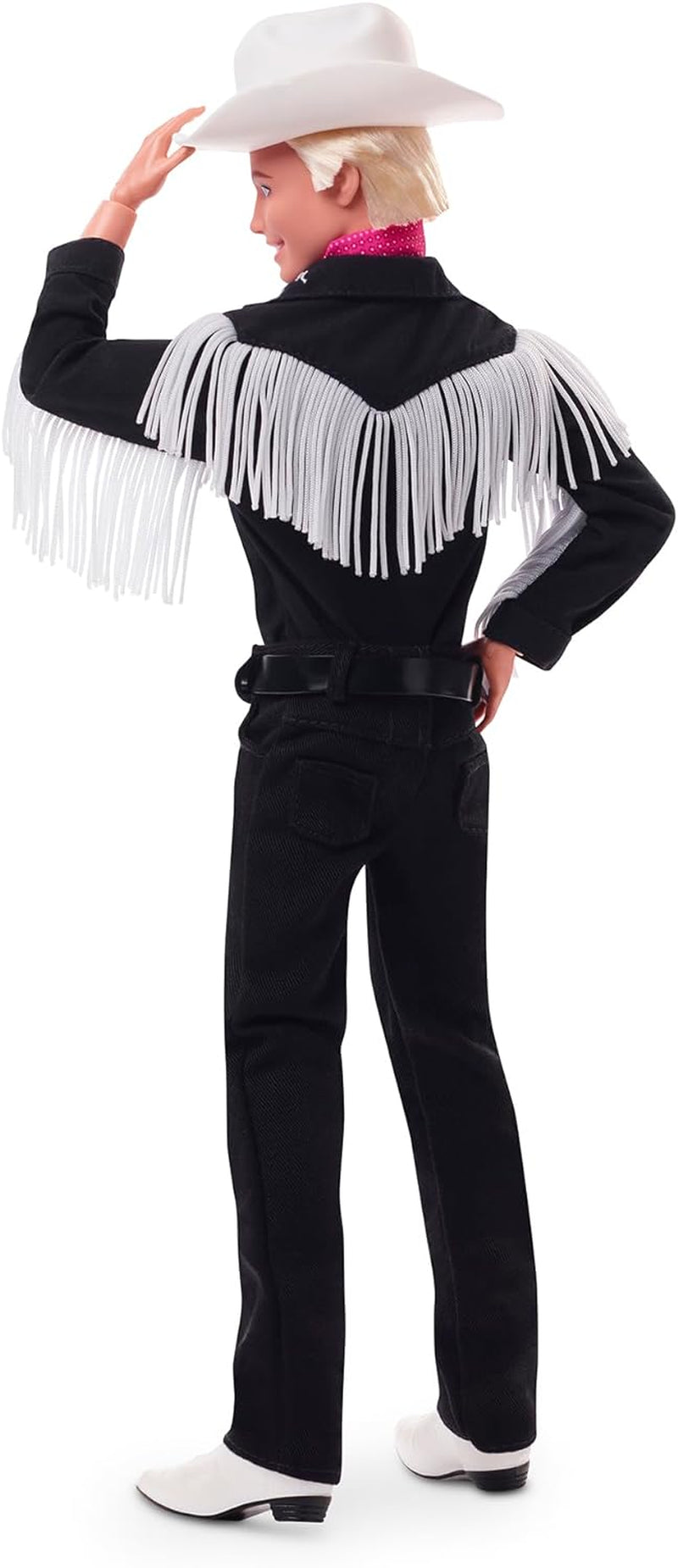Ken BARBIE il FILM - Bambola da collezione in abito western, camicia vintage, cappello da cowboy, stivali bianchi del film per bambini dai 3 anni in su, bambole HRF30 Naty Shop