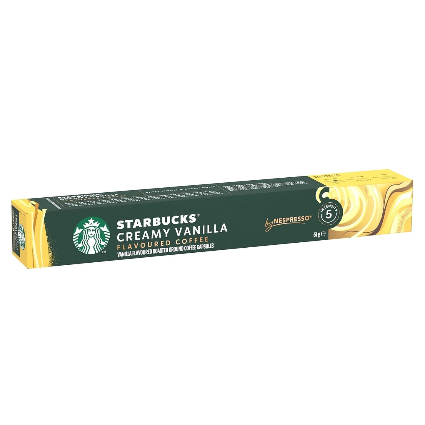 STARBUCKS di Nespresso, Helle Röstung, Vanille Aromatischen Kaffeekapseln 6 x 10 (60 Capsule)
