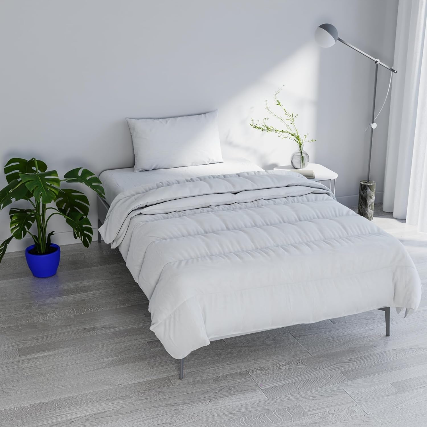 Trapunta Prestige 4 stagioni Made in Italy, bianca, 150 X 200 cm Trapunte e Trapunte Naty Shop