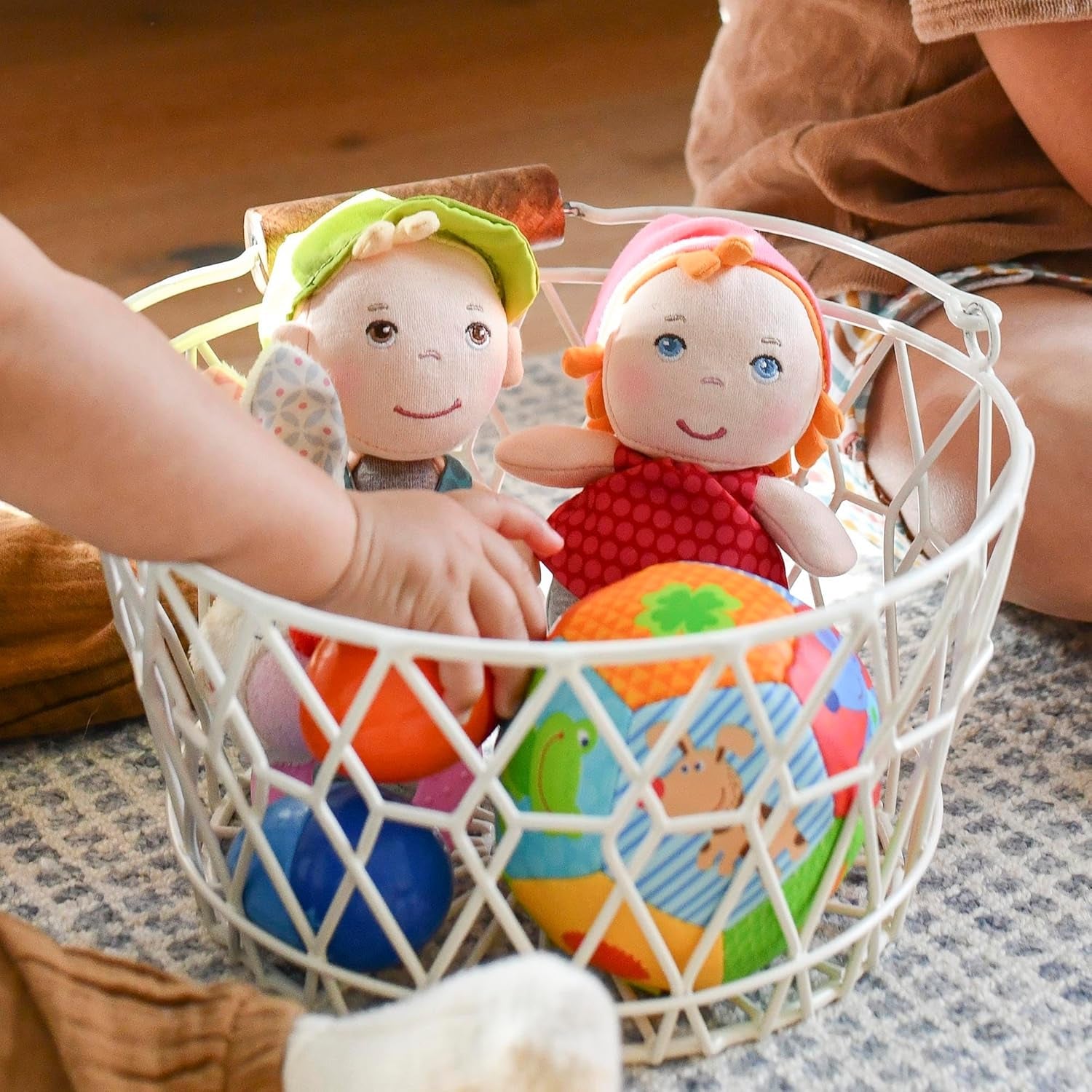 HABA 306238 Mini bambola Hertha, bambola da 0 a 100 anni