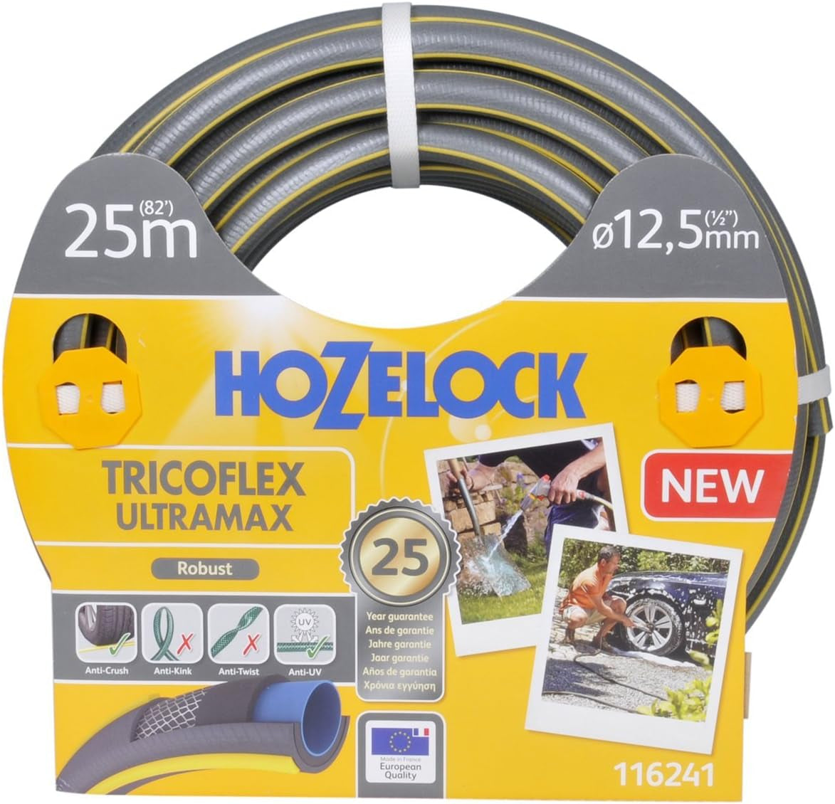 Tubo Hozelock Tricoflex Ultramax 25 m (diametro 12,5 mm)