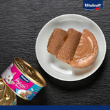 Vitakraft Poésie Mousse, cibo umido per gatti, schiuma aerata, con salmone, senza zuccheri o cereali aggiunti (12 x 85 g)