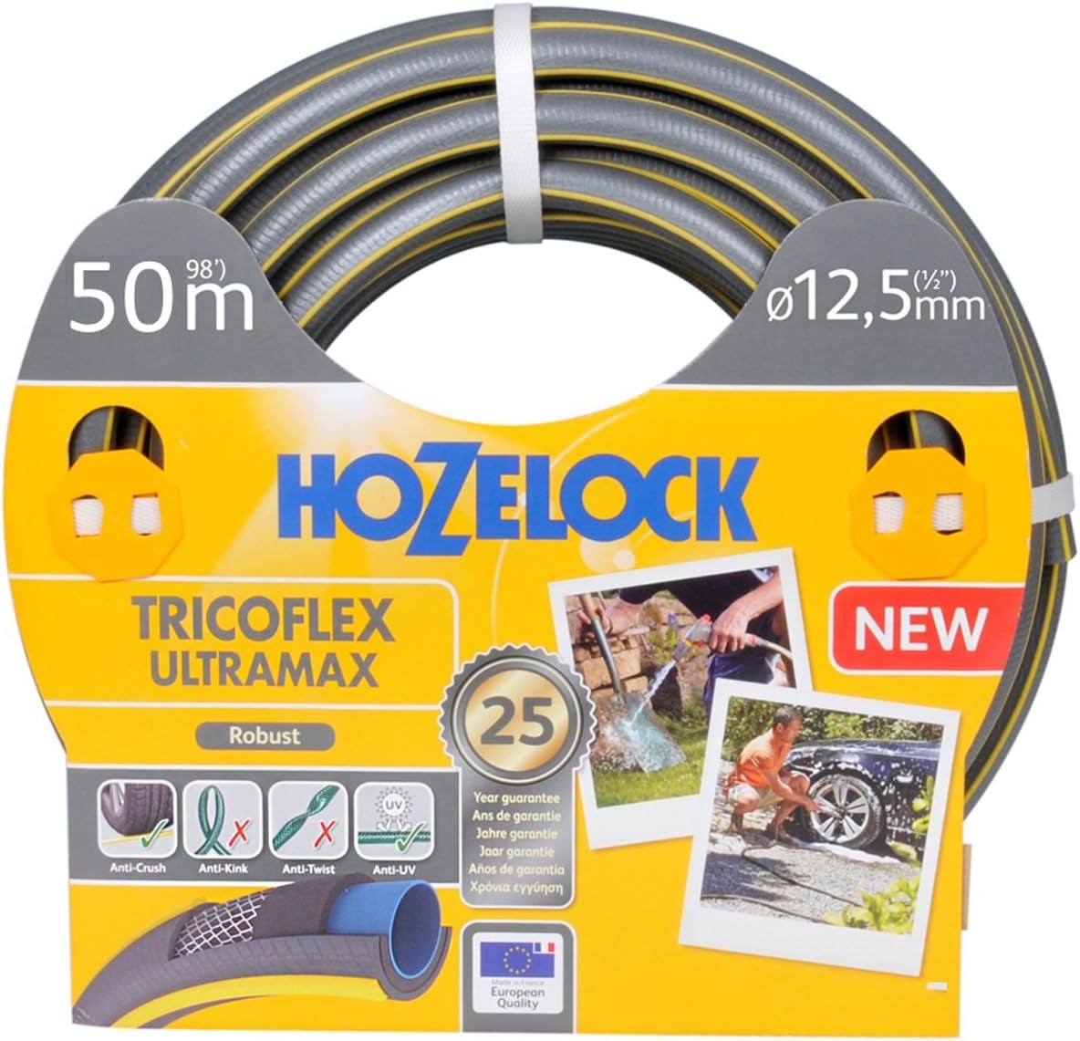 Tubo Hozelock Tricoflex Ultramax 25 m (diametro 12,5 mm)