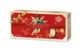Reber Mozart palline al cioccolato fondente, confezione da 6 con marzapane e torrone, vegan - 1 x 120 g
