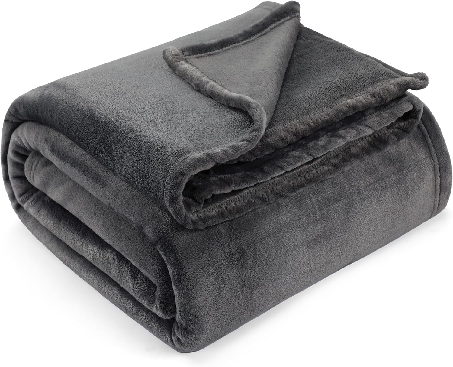 Utopia Bedding Coperta in Pile Accogliente [228X228 Cm, Grigio] Coperta Morbida, Leggera, Calda e Soffice Coperta Comoda e Traspirante per Letto Divano Divano Letti e Coperte Besuche den Utopia Bedding-Store Grigio 150X200 Cm